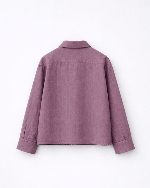 Divine Ease Linen Shirt – Dust Mauve