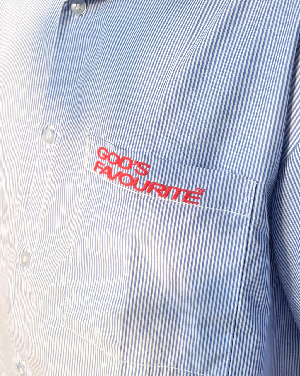 DATE ESSENTAILS CROPPED SHIRT